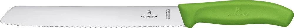 Nož za kruh 6.8636.21L4B Victorinox zelena slika