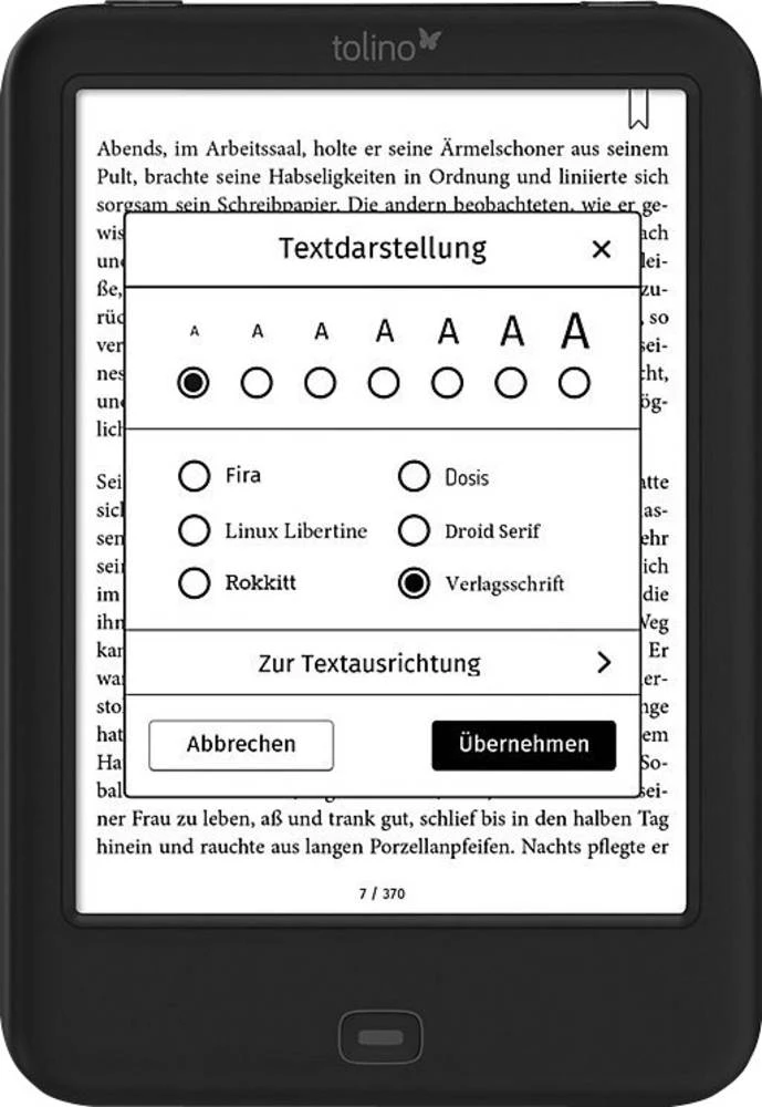 eBook-čitač 15.2 cm (6") Tolino Shine 2 HD crne boje slika