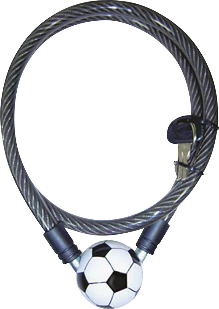 Kabelski lokot za bicikl K 66 Security Plus crna lokot na ključ slika