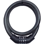 Kabelski lokot za bicikl SPS 100 Security Plus crna brojčana brava sa simbolima