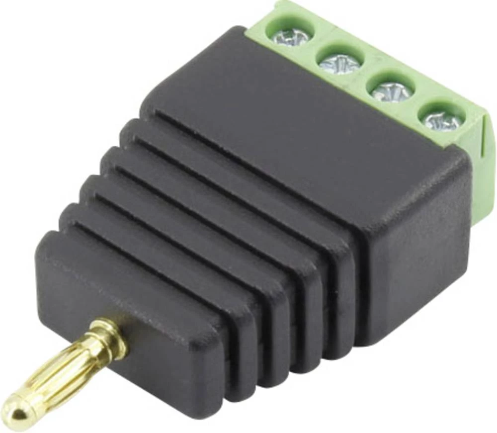 Laboratorijski utikač, ravan, promjer zatika: 3 mm crna Conrad Components 93013c1123 1 kom. slika