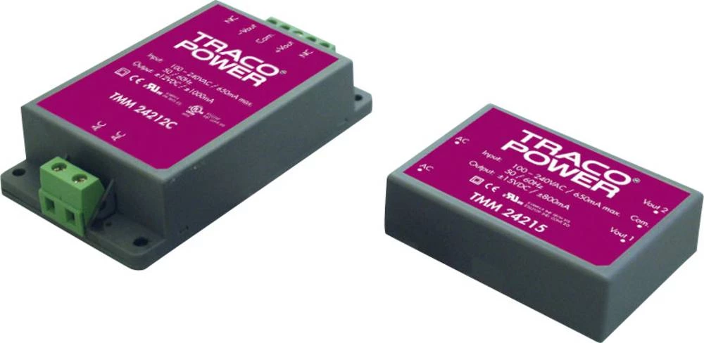 AC/DC napajač za tiskanu pločicu TracoPower TMM 24215 24 W slika