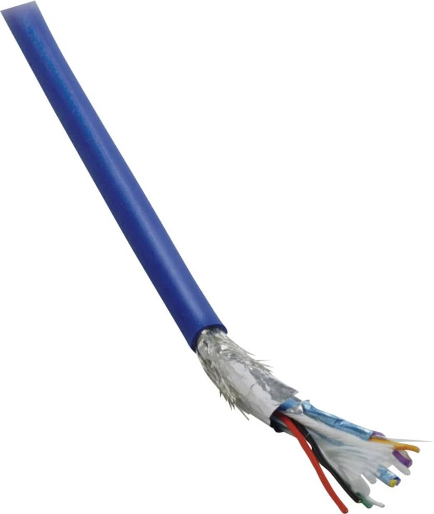 USB-Kabel 10 x 0.08 mm plave boje BKL Electronic 1512007 metarski slika