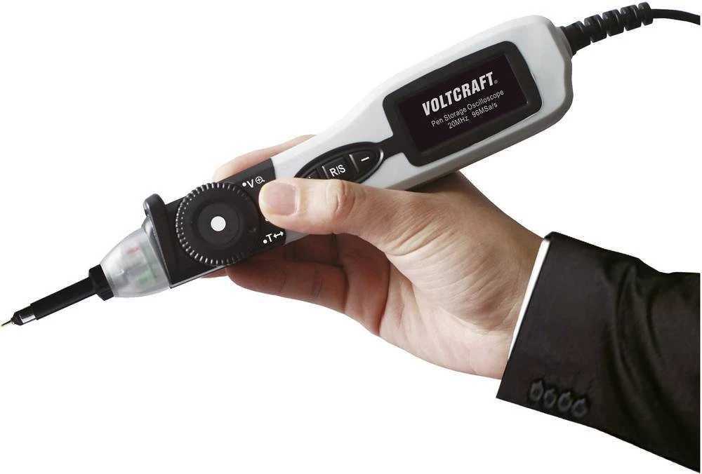 Osciloskop za računalo VOLTCRAFT PSO-120 20 MHz 1-kanalni 96 MSa/s 1 Mpts 8 bita digitalna memorija (DSO), spektralni analizator slika