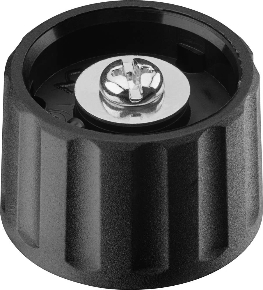 Vrtljivi gumb, crne boje (promjer x V) 28 mm x 18.2 mm Ritel 26 28 60 3 1 kom. slika