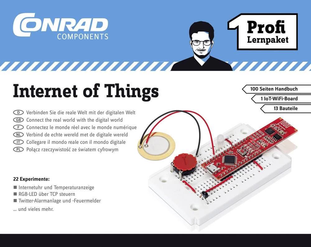 Paket za učenje Conrad Components profi paket za učenje Internet of Things 10215 od 14 godina slika