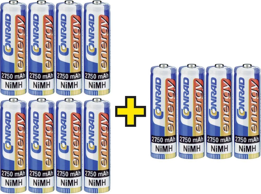 Conrad energy AA 2750mAh, 3 seta za cijenu 2 slika