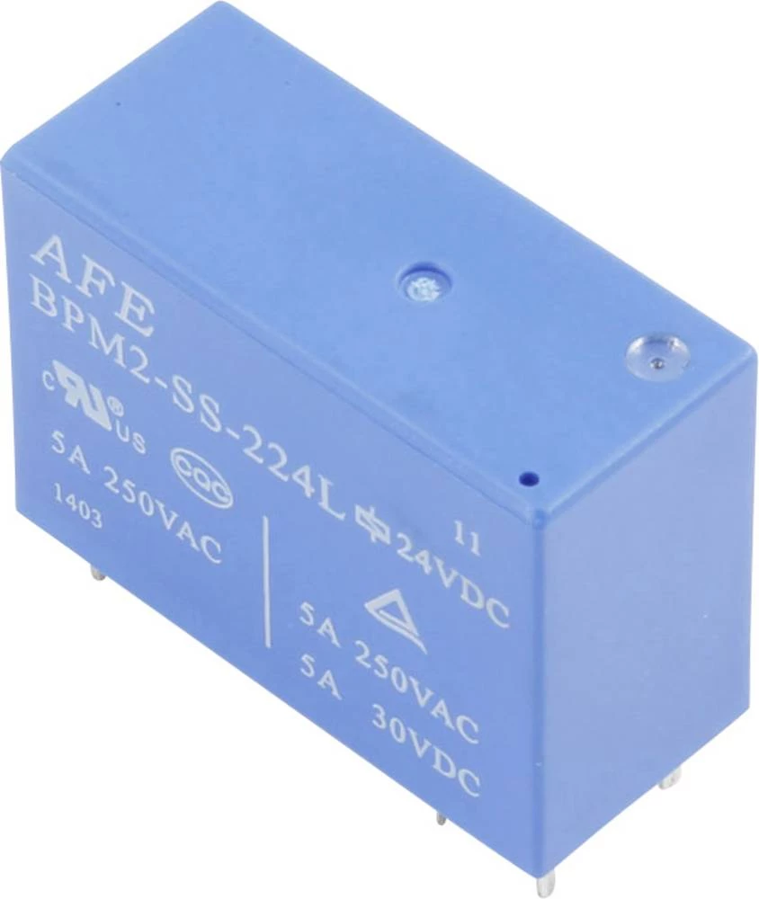 Relej za tiskanu pločicu 12 V/DC 5 A 2 zatvarač AFE BPM2-SS-212LM 1 kom. slika