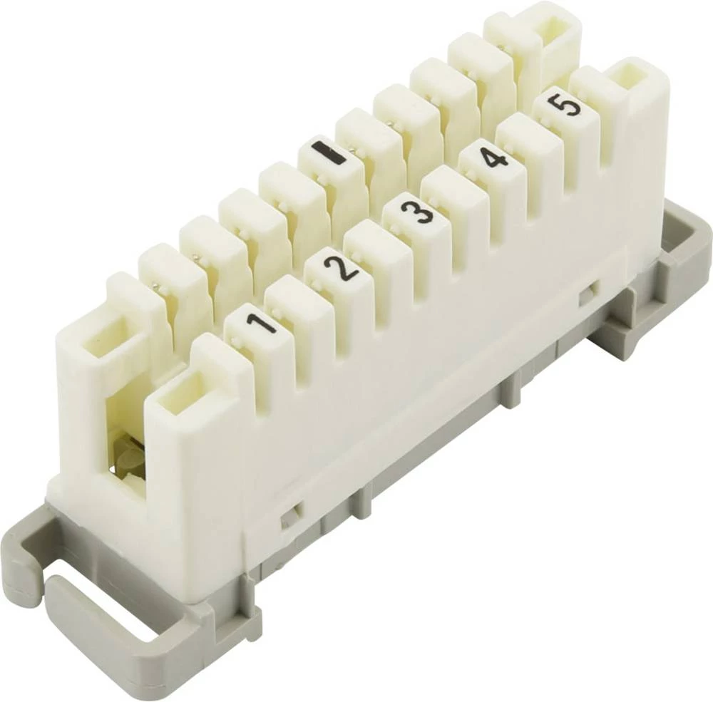 LSA Plus 2 konektorski modul 5 dvožilni 93014c1014 bijele boje, sadržaj: 1 kom. slika