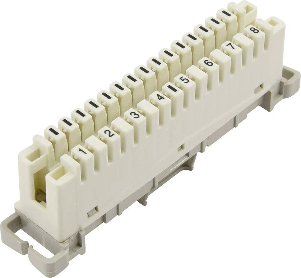 LSA Plus 2 konektorski modul 8 dvožilni 93014c1205 bijele boje, sadržaj: 1 kom. slika
