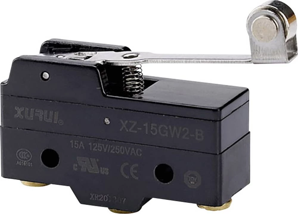 Mikro prekidač 250 V/AC 15 A 1 x uklop/(uklop) XZ-15GW2-B tipkalno 1 kom. slika