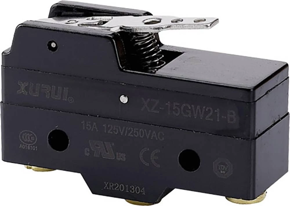 Mikro prekidač 250 V/AC 15 A 1 x uklop/(uklop) XZ-15GW21-B tipkalno 1 kom. slika