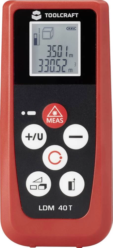 TOOLCRAFT LDM 40T laserski daljinomjer, mjerno područje (maks.) 40 m slika