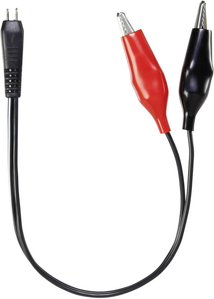 VOLTCRAFT X6-01E adapterski kabel s 2 krokodilske stezaljke na utikač za strujni adapter 1 komad slika