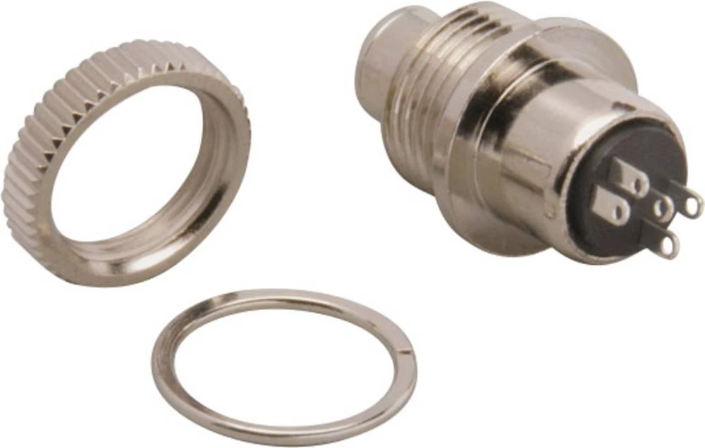 Klinken utični konektor 3.5 mm utičnica, ugradbeni, vertikalni, broj polova: 3 stereo, srebrni BKL Electronic 1109025 1 kom. slika