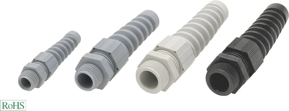 Kabelska uvodnica PG7, poliamid srebrno sive boje (RAL 7001) Helukabel HT-K 93850 1 kom slika