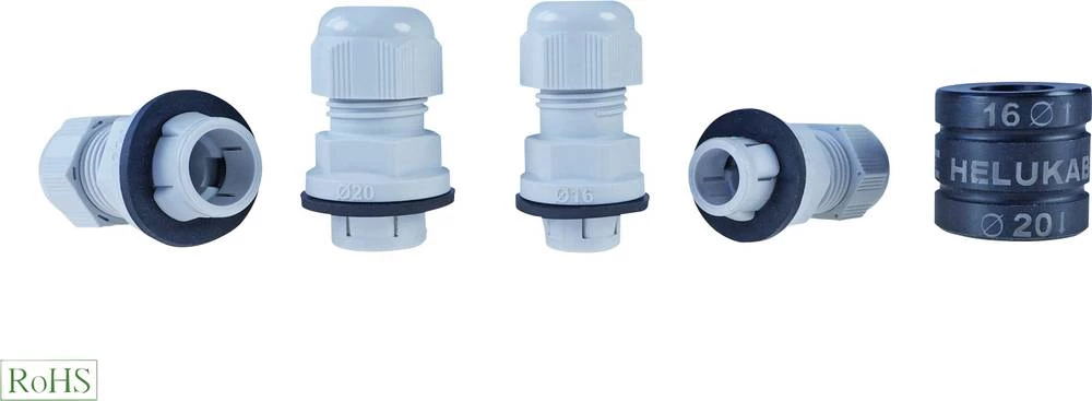 Kabelska uvodnica M16, poliamid crne boje (RAL 9005) Helukabel Helutop Easy 908062 1 kom slika