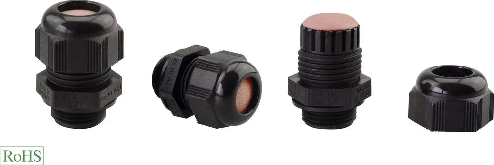 Kabelska uvodnica ATEX M20, poliamid crne boje Helukabel HT-PA-EX-L 906938 1 kom slika