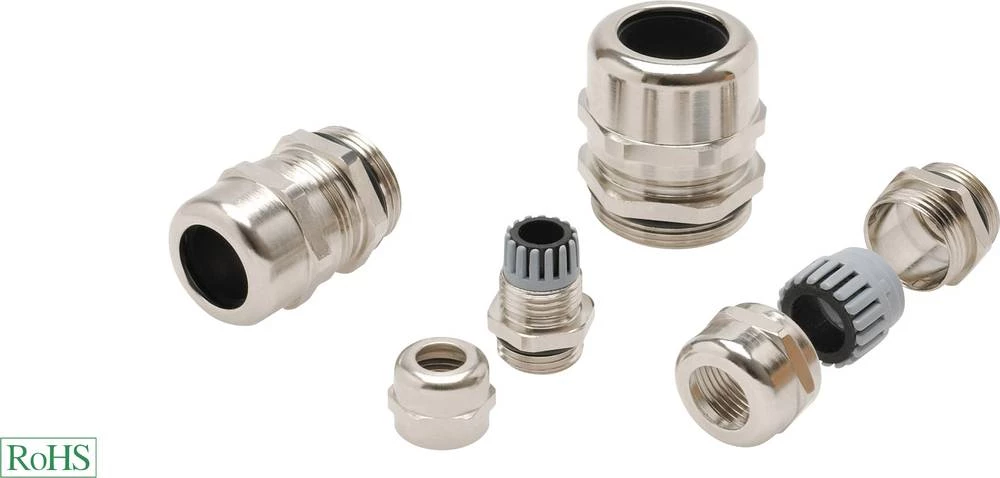 Kabelska uvodnica, smanjen brtveni umetak M50, mesing naravne boje Helukabel HT-MS-M-R 903566 1 kom slika