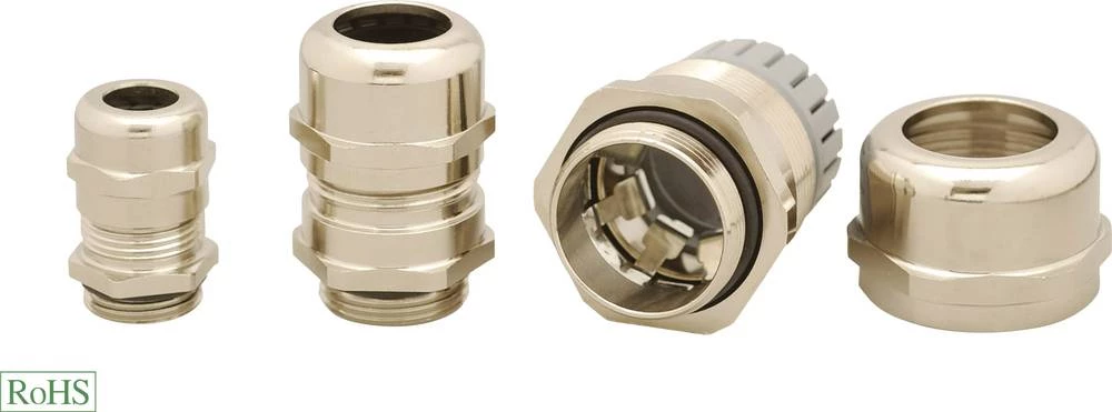 Kabelska uvodnica EMV M50, mesing naravne boje Helukabel HT-MS-EP4 905188 1 kom slika