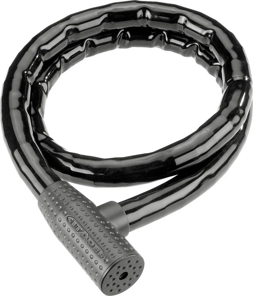 Zglobni lokot za bicikl Romeo 740 CA 50.90-D Citadel crna lokot na ključ slika