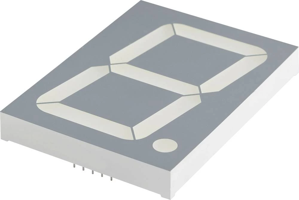 7 segmentni prikaz, zelena 100 mm 8 V, 4 V broj znamenki: 1 Kingbright SA40-19SGWA slika
