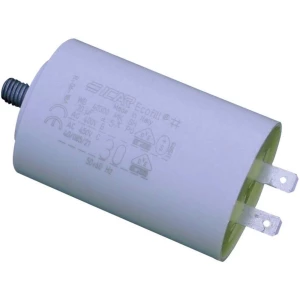MKP-motorni kondenzator, radijalno ožičen 50 µF 450 V/AC 5 % ( x H) 45 mm x 116 mm MK 50uF 5% 45x116 Solder Tag 1 kos slika