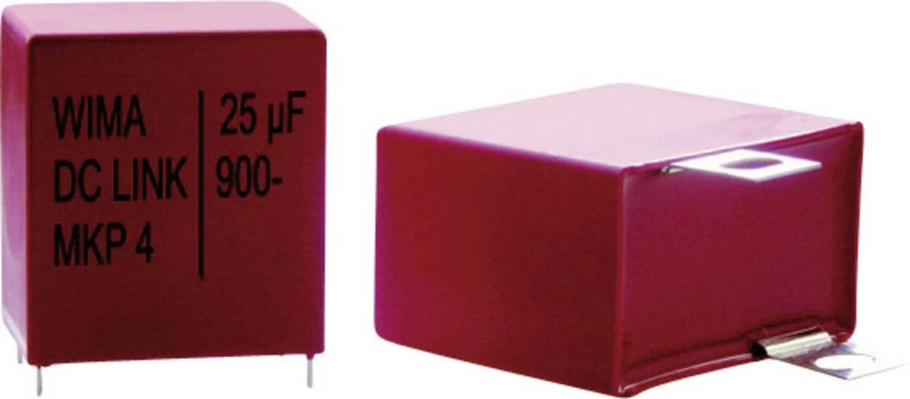MKP-folijski kondenzator, radijalno ožičen 10 µF 800 V 10 % 27.5 mm (D x Š x V) 31.5 x 17 x 34.5 mm Wima DC-LINK DCP4L0510 slika