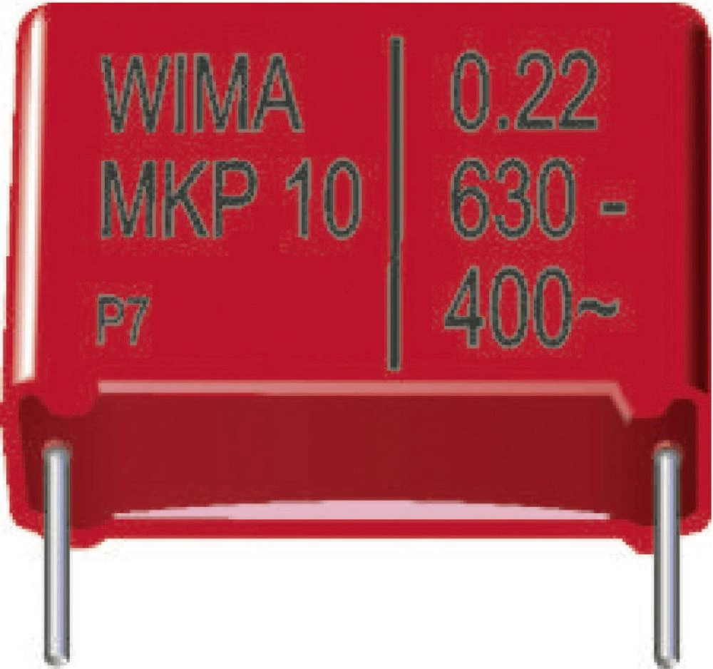MKP-folijski kondenzator, radijalno ožičen 3300 pF 1000 V/DC 20 % 7.5 mm (D x Š x V) 10 x 4 x 9 mm Wima MKP1O113302C00KSSD 1 kos slika
