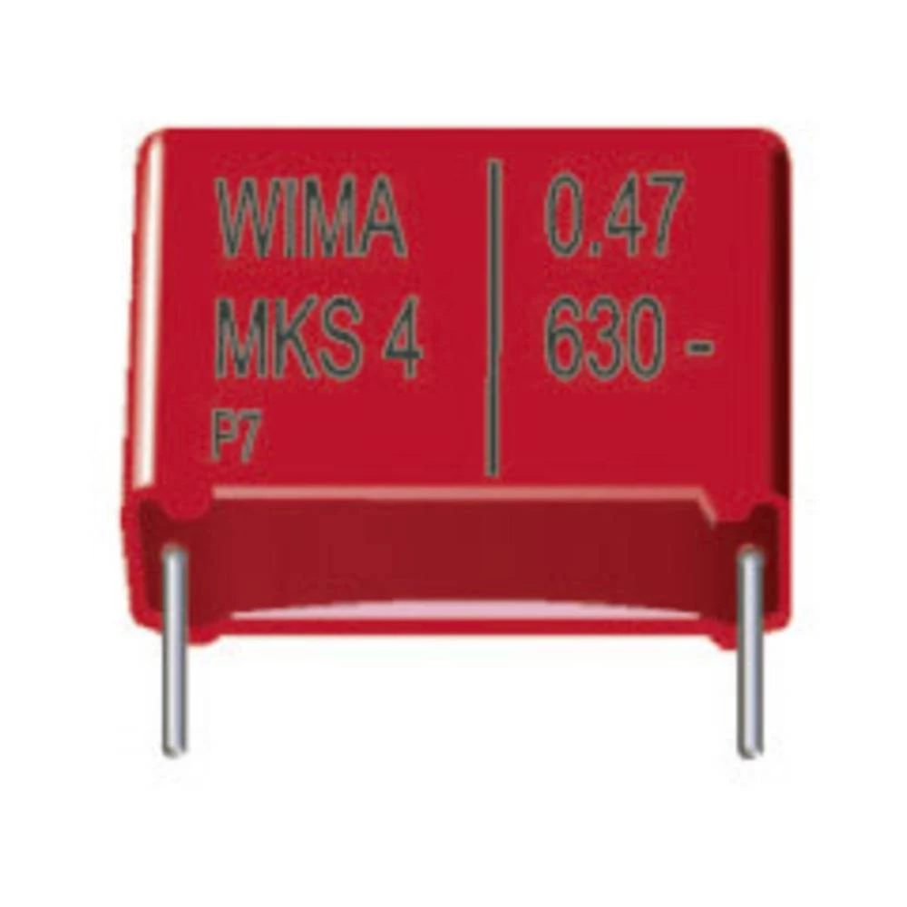 MKS-folijski kondenzator, radijalno ožičen 2.2 µF 630 V/DC 10 % 27.5 mm (D x Š x V) 31.5 x 17 x 34.5 mm Wima MKS4J042206I0 slika
