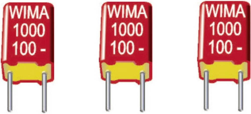 FKS-folijski kondenzator, radijalno ožičen 0.047 µF 100 V/DC 10 % 10 mm (D x Š x V) 13 x 4 x 9.5 mm Wima FKS3D024703D00KSS slika