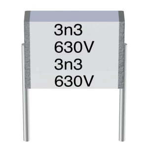 MKT-folijski kondenzator, radijalno ožičen 0.1 µF 100 V/AC 10 % 7.5 mm (D x Š x V) 9 x 2.5 x 4.7 mm Epcos B32560-J1104-K 1 slika