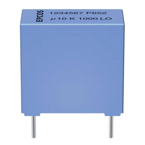MKP-folijski kondenzator, radijalno ožičen 0.1 µF 400 V/DC 5 % 15 mm (D x Š x V) 18 x 5 x 10.5 mm Epcos B32652-A4104-J 1 k slika