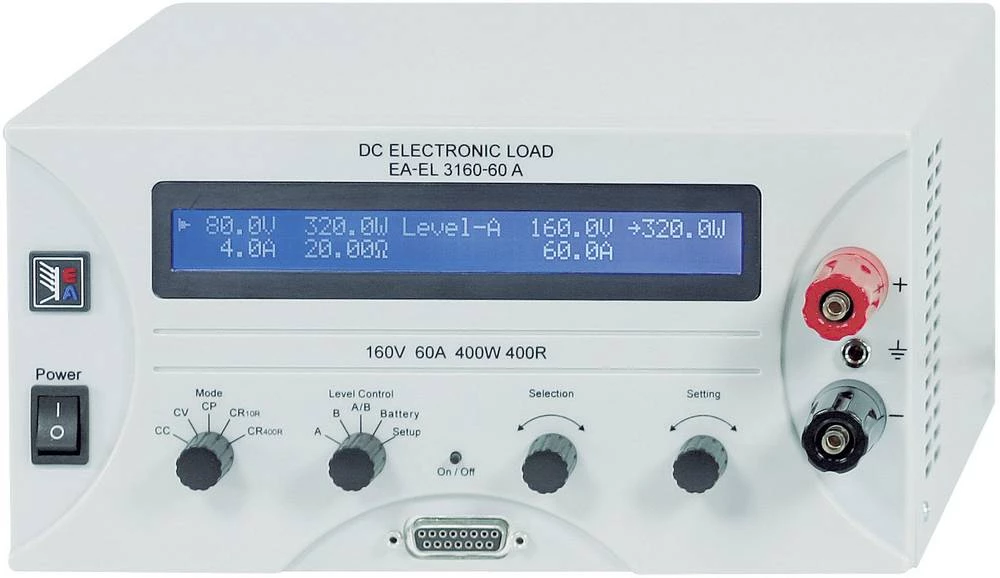 Elektroničko opterečenje EA Elektro-Automatik EA-EL 3400-25 400 V/DC 60 A 400 W slika