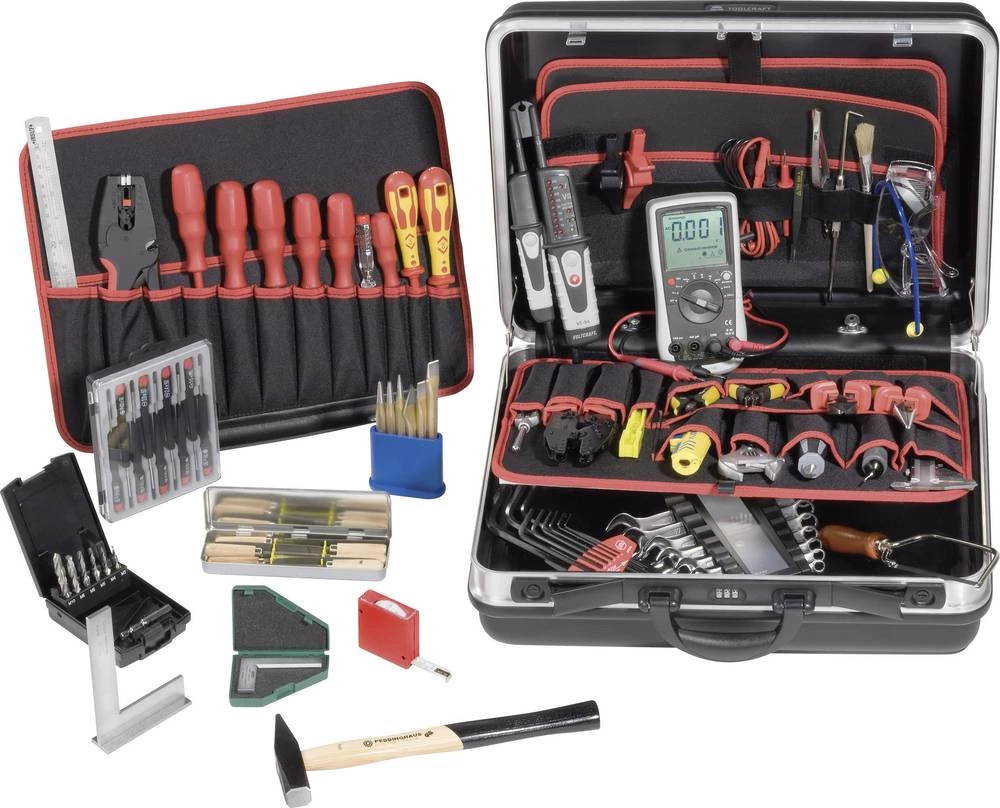 TOOLCRAFT alatni kofer Mechatronik 85-dijelni 824497 slika