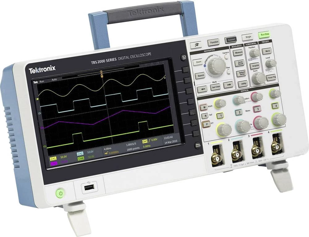 Digitalni osciloskop Tektronix TBS2074 70 MHz 1 GSa/s digitalna memorija (DSO) slika