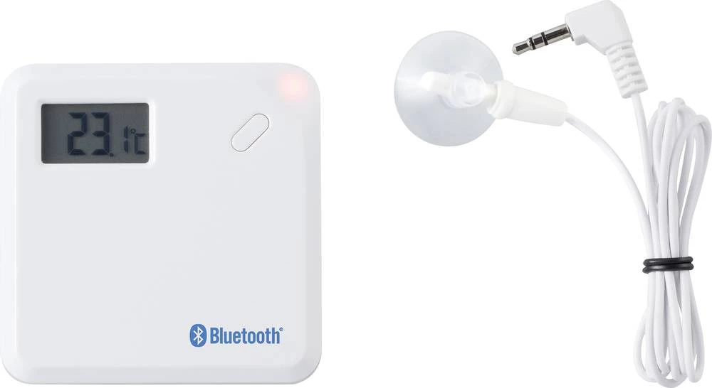 Termometar s Bluetoothom Eurochron automatsko isključivanje, kabelski senzor, memorija / funkcija zaustavljanja, besplatna aplik slika