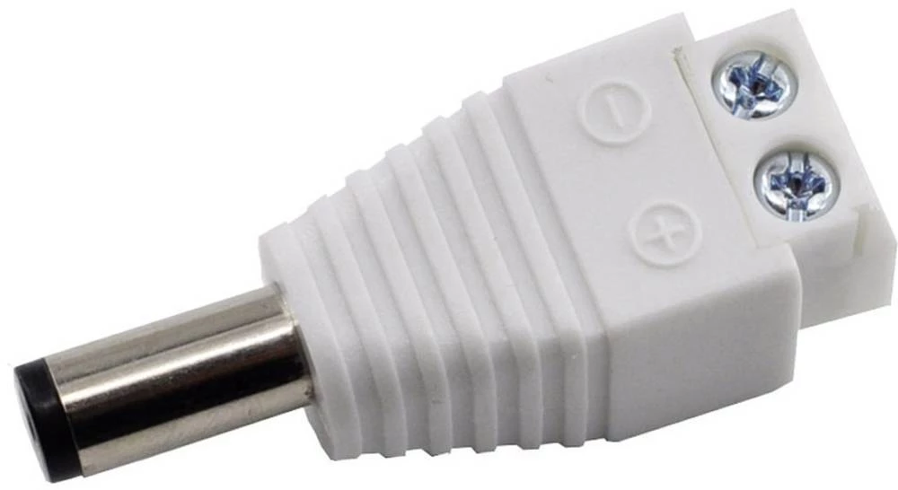 Niskonaponski muški priključak, ravan 5.5 mm 2.5 mm Conrad Components 1 kom. slika