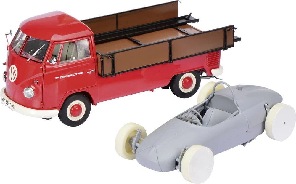 Model automobila VW T1b kombi "Porsche" Schuco 1:18 slika
