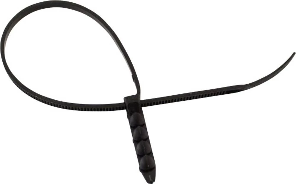 Vezice za kabele 180 mm crne boje lamelni nosač Telecom Security UFIP/B 1 kom slika