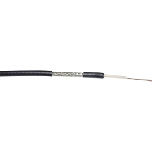 Koaksjialni kabel vanjski promjer: 2.67 mm RG174 A/U 50 crne boje VOKA Kabelwerk 304660-87 100 m slika
