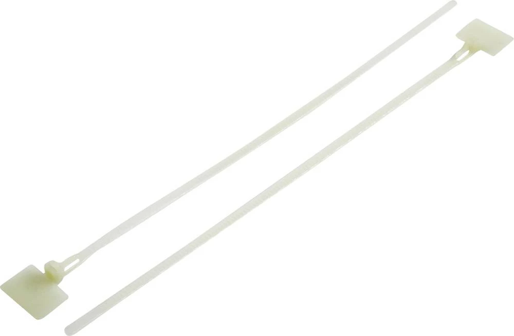 Vezice za kabele 101 mm prozirne boje, s prostorom za označavanje, za višekratnu upotrebu KSS MHVC100 1 kom slika