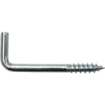 SWG kuka sa navojem, ravna 3,3 x 40 / 15, 40 mm poniklani čelik 6 kom.