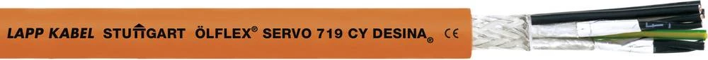 Kabel za kontrolu servo motora ÖLFLEX® SERVO 719 CY 4 G 1.5 mm narančaste boje LappKabel 1020010/100 100 m slika