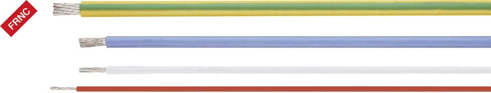 Visokotemperaturni vodič HELUTHERM® 145 1 x 6 mm crne boje Helukabel 51365 metarski slika