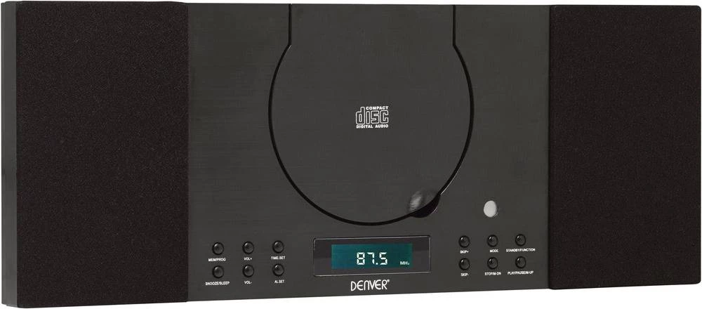 Stereo uređaj Denver MC-5010 AUX, CD, UKV, crne boje slika
