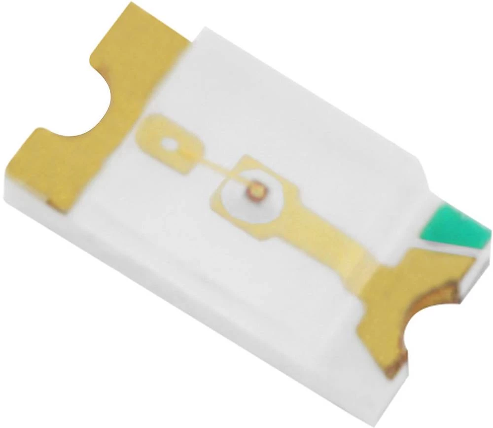 SMD-LED 1206 plava 130 mcd 120 ° 30 mA 3.2 V HuiYuan 1206B2C-KPC-B slika