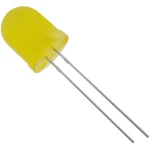 Ožičana LED dioda, žuta, okrugla 10 mm 550 mcd 50 ° 20 mA 2.1 V HuiYuan 10003Y1D-EHC-B