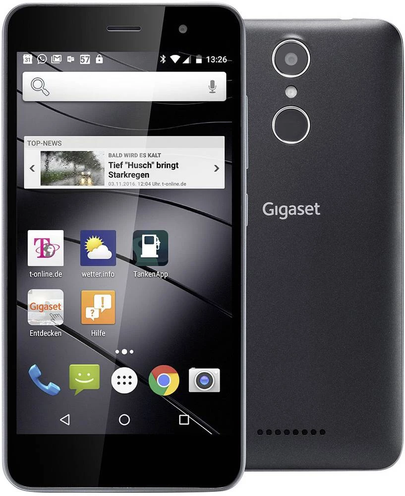 Gigaset GS160 LTE-Dual-SIM pametni telefon 12.7 cm (5 ") 1.3 GHz Quad Core 16 GB 13 mio. piksela Android™ 6.0 Marshmallow slika