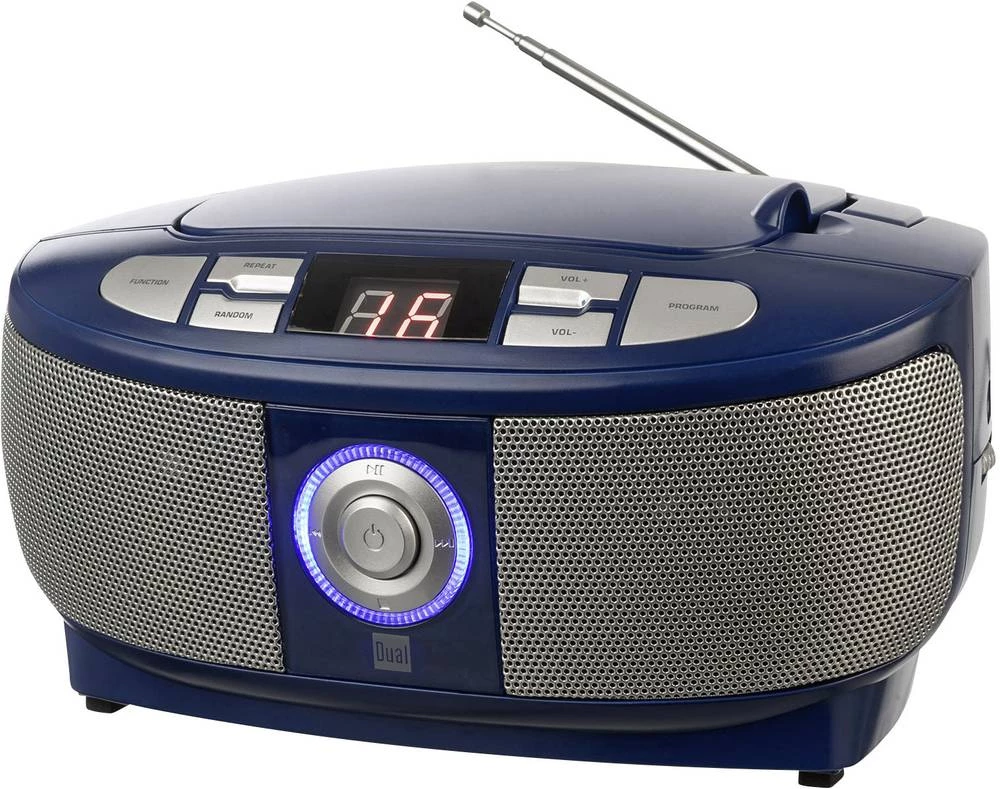 UKV CD radio Dual P 49-1 UKV, CD, plave boje slika